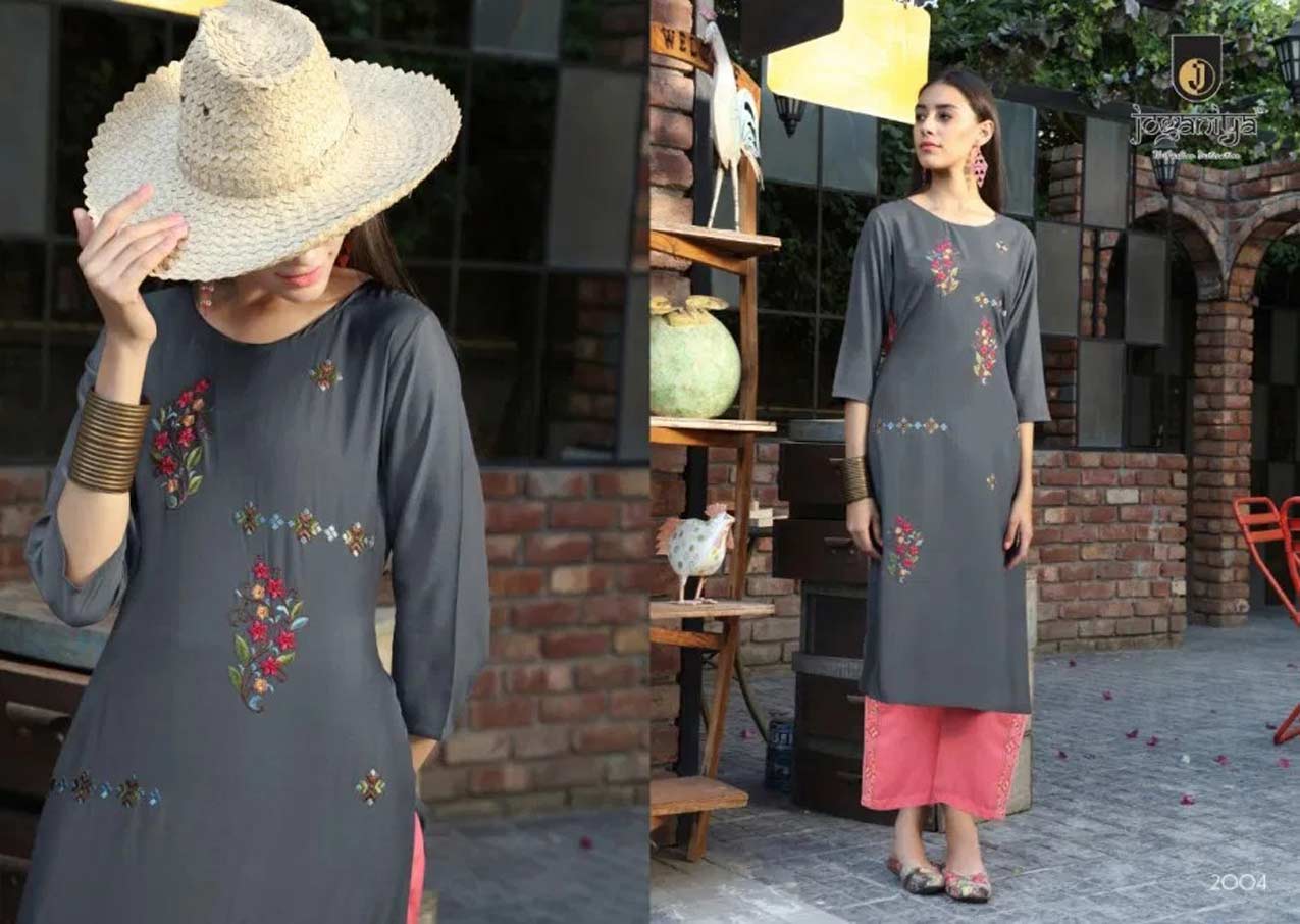 Joganiya Blush Vol-1 Muslin Kurti with Pant Joganiya Blush Vol-1 Muslin Kurti with Pant